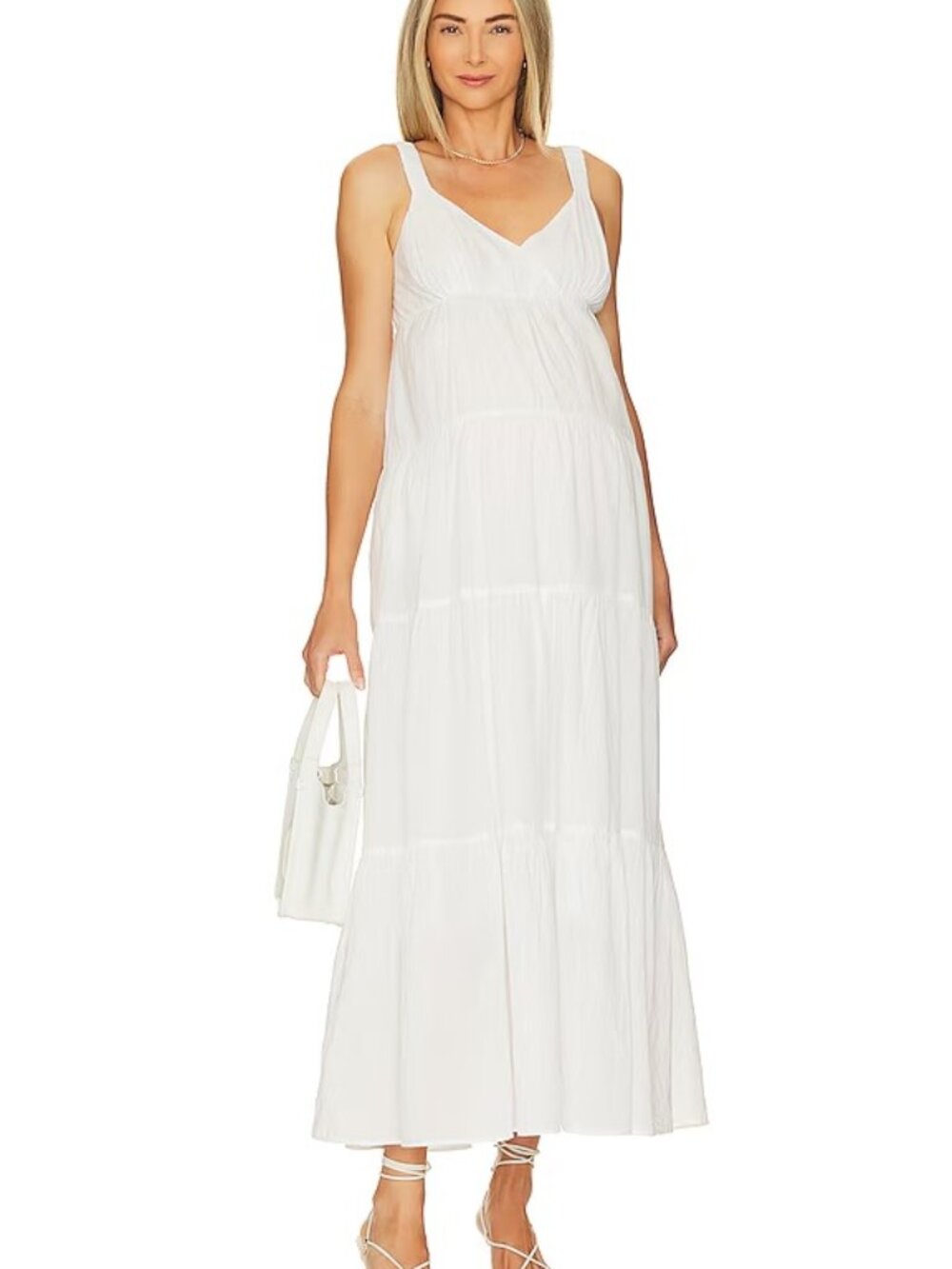 HATCH Katherine Dress White Size 0 NWT